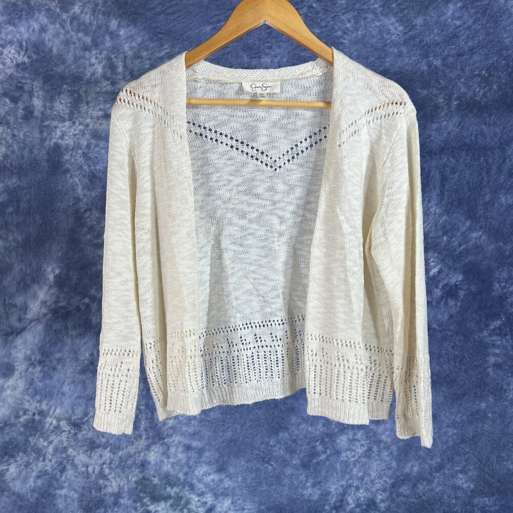 Ivory Jessica Simpson Shurg / Sweater Sz PM